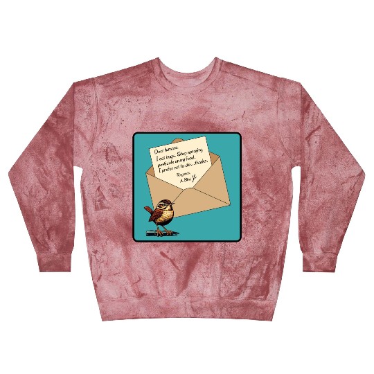 Cute Little Angry Bird Design Blast Sweatshirts