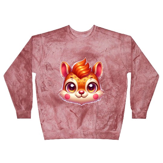 Cute Head Squirrel Animal Lover Design Blast Sweatshirts