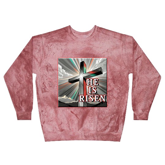 Cross, He is Risen - 2 Blast Sweatshirts