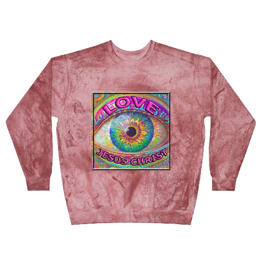 Eye (I) Love JESUS CHRIST Blast Sweatshirts