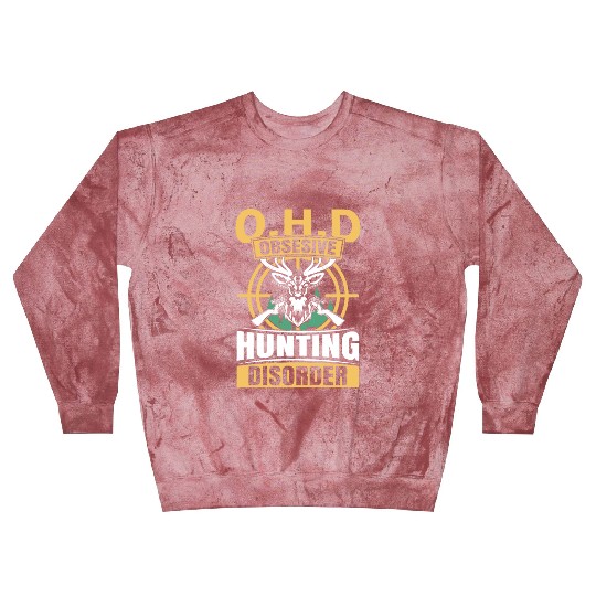 OHD Hunting Disorder Retro Deer Hunting Blast Sweatshirts