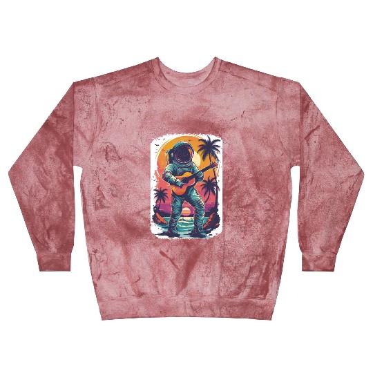 Astronaut Guitar Player Space Music Lover Blast Sweatshirts