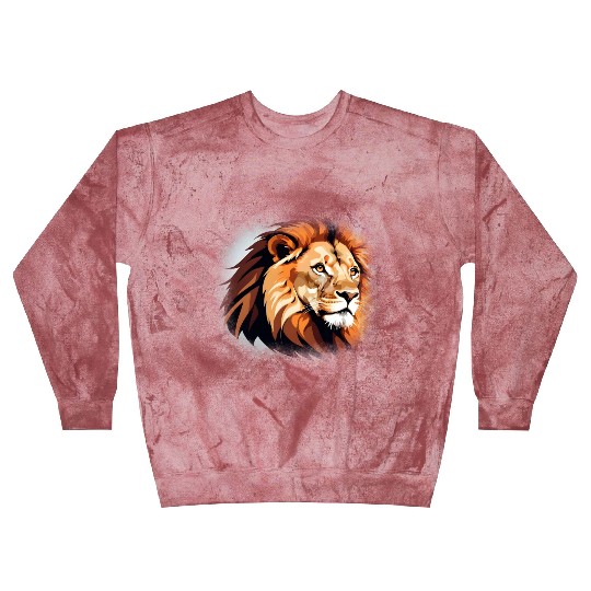 Lion Face Blast Sweatshirts