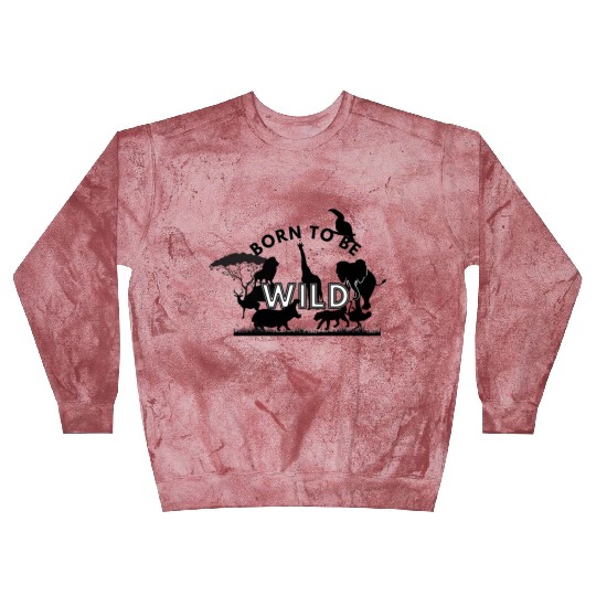 Born To Be Wild Silhouettes Blast Sweatshirts