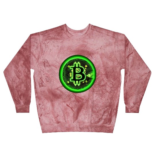 Crypto Currency Coin Vintage Bitcoin Cryptocurrenc Blast Sweatshirts