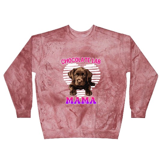 Labrador Retriever CHOCOLATE LAB MOM Labrador Blast Sweatshirts