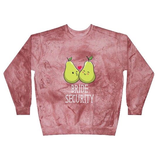 Bride Security Funny Wedding Little Ring Bear Blast Sweatshirts