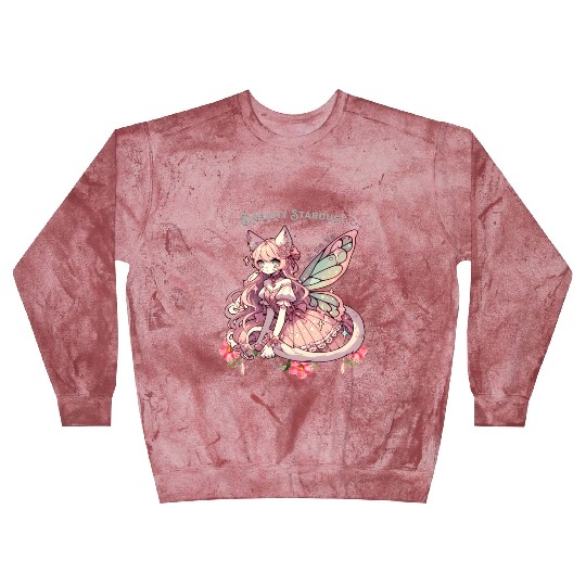Enchanted Dreamy Stardust-A Cat Fairycore Fantasy Blast Sweatshirts