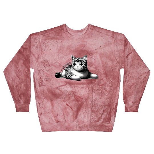 Three-Eyed Cat Enigma: A Mystical Japanese Marvel Blast Sweatshirts