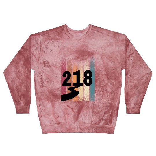 218 Area Code Retro Minnesota Duluth Blast Sweatshirts