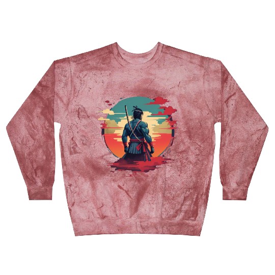 Anime samurai silhouet Blast Sweatshirts