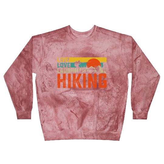 Live love laugh hiking Blast Sweatshirts