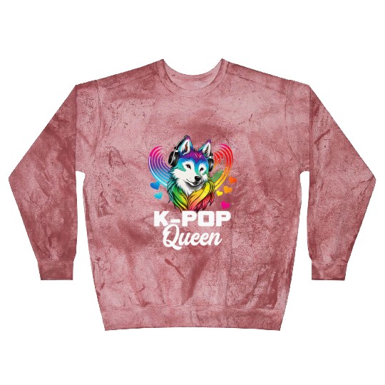 Kpop Queen Bias Wolf Korean Pop Merch Kpop Blast Sweatshirts