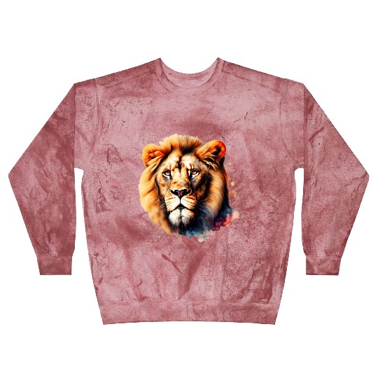 Beautiful Lion Art Blast Sweatshirts