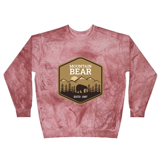 Mountain Bear - Brown Blast Sweatshirts