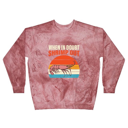 When In Doubt Shrimp Out Retro BJJ Brazilian Blast Sweatshirts