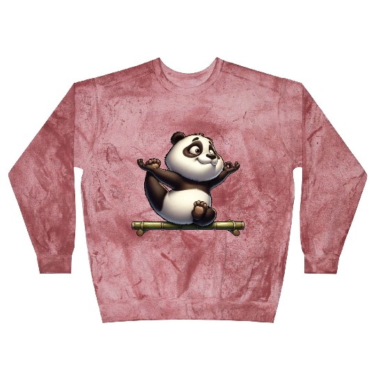 Panda Yoga Meditation Gymnastics Blast Sweatshirts