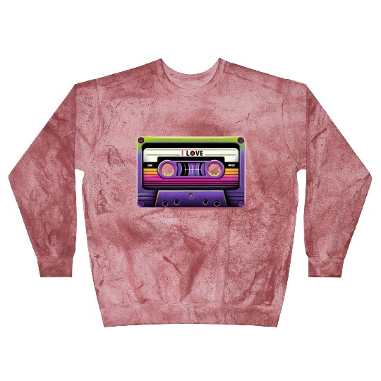 Neon Retro Mixtape Blast Sweatshirts