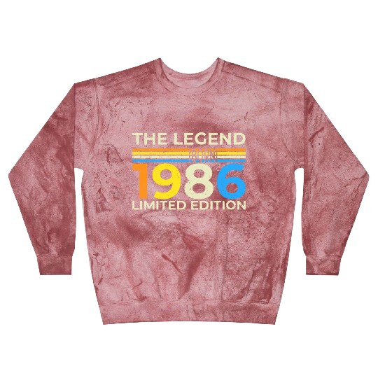 The Legend 1986 Logo Design Limited Edition Blast Sweatshirts