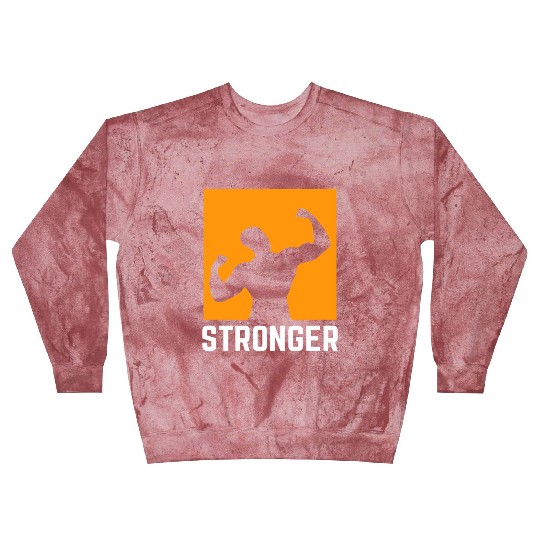 Stronger, Workout Blast Sweatshirts, Gym, Fitness