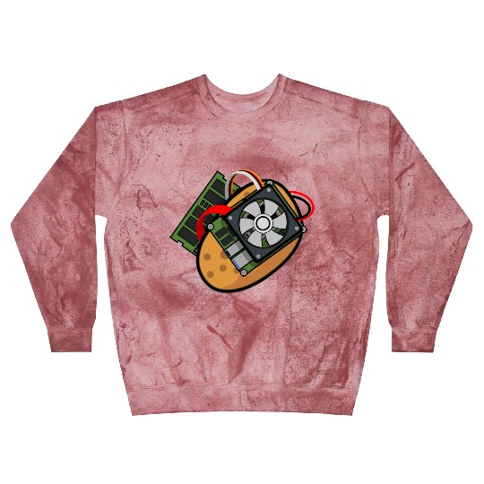 Potato Sticker Blast Sweatshirts