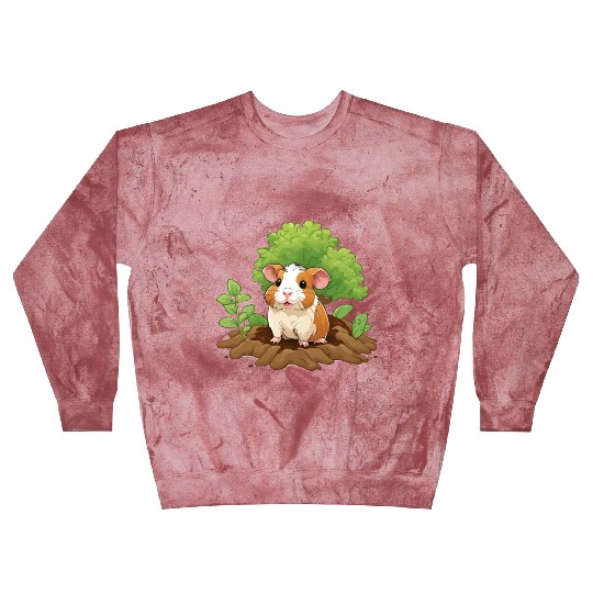 Earth Day Guinea Pig: Vibrant Eco-Friendly Design Blast Sweatshirts