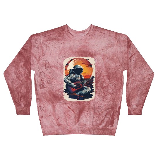 Astronaut Guitar Player Space Music Lover Blast Sweatshirts