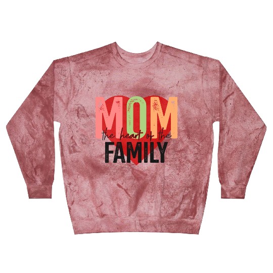 MOM The Heart of Family Gift Blast Sweatshirts