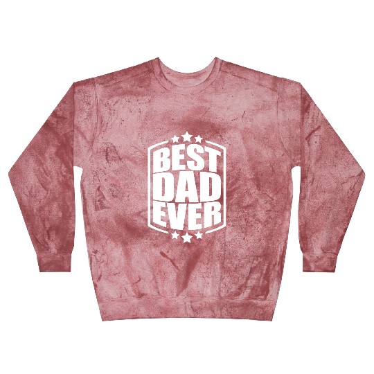 The Best Dad Ever Coolest Daddy in the World Love Blast Sweatshirts