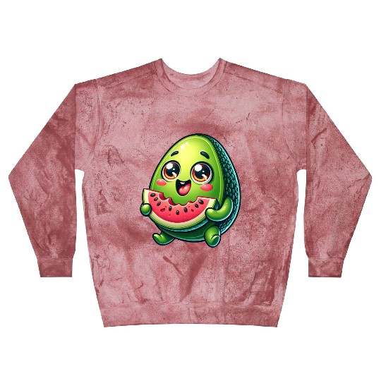 Avocado & Watermelon Sweet Comic Blast Sweatshirts