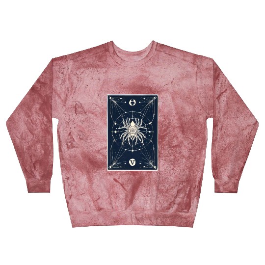 Spider Tarot Card Reader Astrology Occult Blast Sweatshirts