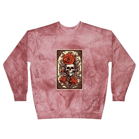 Rose Tarot Card Reader Astrology Occult Blast Sweatshirts