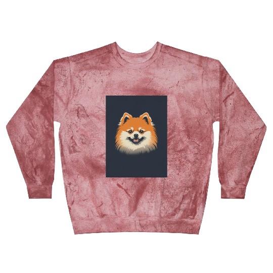 Pomeranian Dog 1 - Japanese Old Vintage Blast Sweatshirts