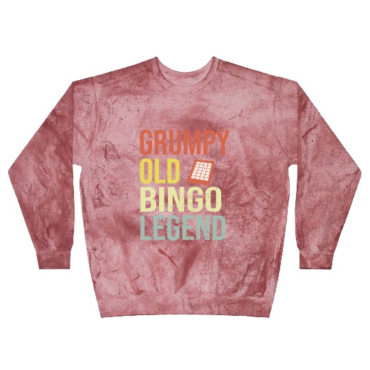 Grumpy old Bingo Legend Bingo Player Blast Sweatshirts