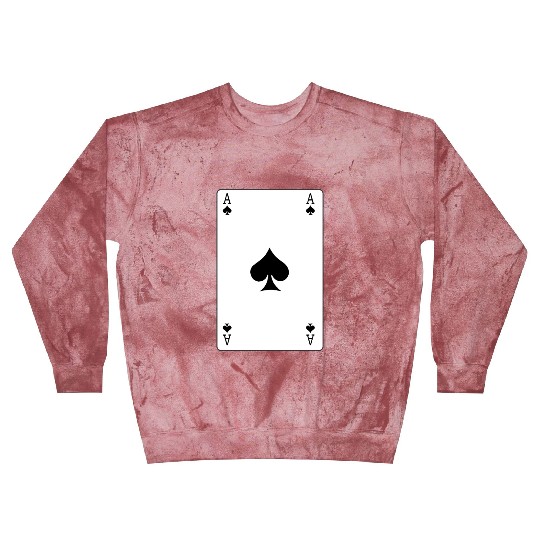 Spades Ace playing card Blast Sweatshirts