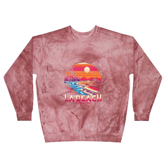 LA BEACH ,Los Angeles California Beach Blast Sweatshirts