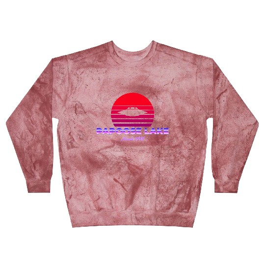 Vaporwave Papoose Lake Nevada Area 51 S4 Blast Sweatshirts