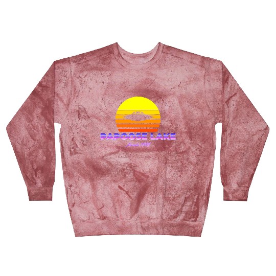 Vaporwave Papoose Lake Nevada Area 51 S4 Blast Sweatshirts