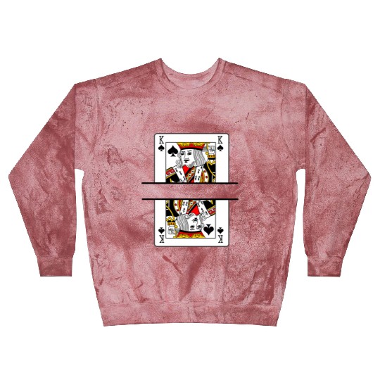 Playing card spades king with banner space Blast Sweatshirts