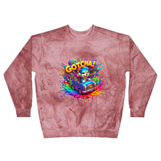 Stellar Cadence: Symphony of Neon Hues - GoTCha! Blast Sweatshirts