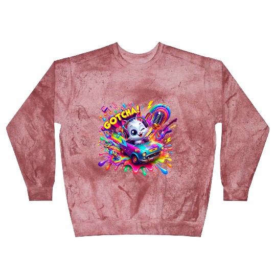 Galactic Vibes: Plosion of Splashes - GoTcha! Blast Sweatshirts