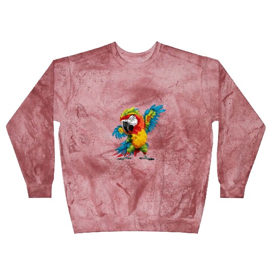 Macaw Parrot for a Bird Lover Animal Lover Blast Sweatshirts