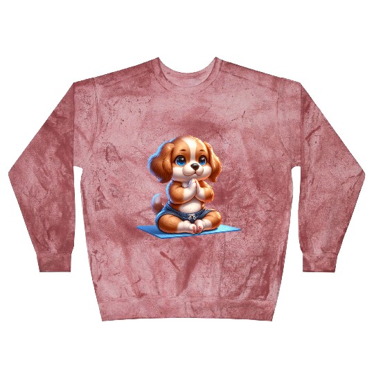 Zen Paws Dog Yoga Lover Blast Sweatshirts