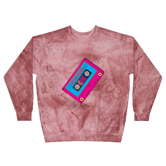 Colorful cassette tape with love songs Blast Sweatshirts