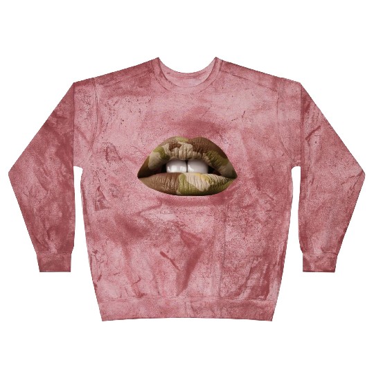 Camo Lips Blast Sweatshirts