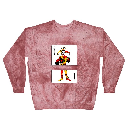 Playing card Joker banner Blast Sweatshirts