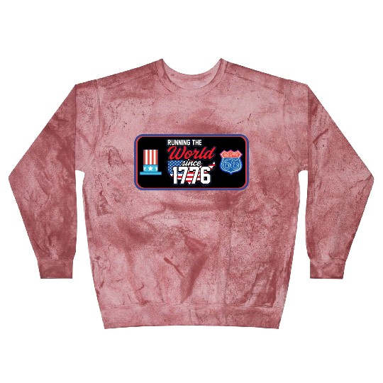 RUNNING THE WORLD SINCE 1776 Blast Sweatshirts