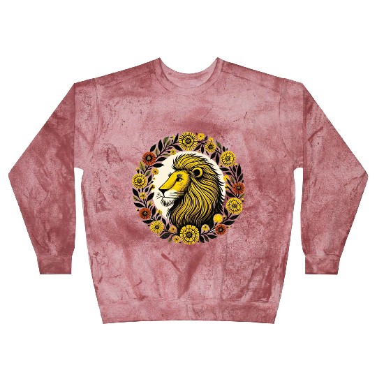 Marigold Leo Lion Blast Sweatshirts