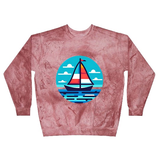 Sailboat on the ocean Blast Sweatshirts