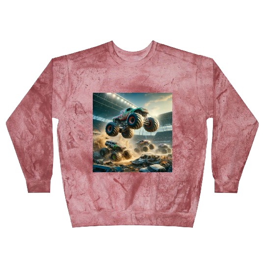 Monster Madness Monster Trucks Blast Sweatshirts